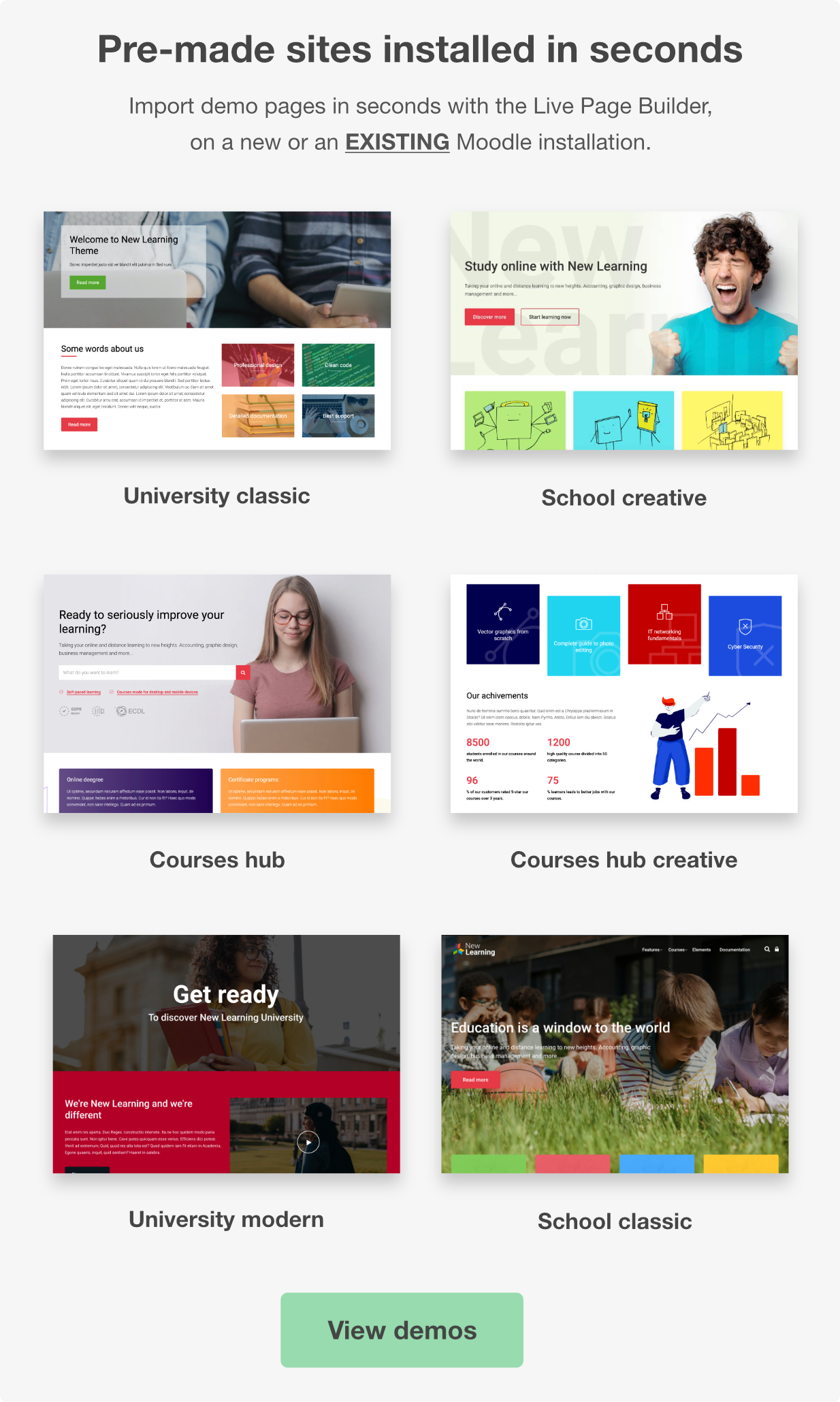 New Learning | Premium Moodle Theme